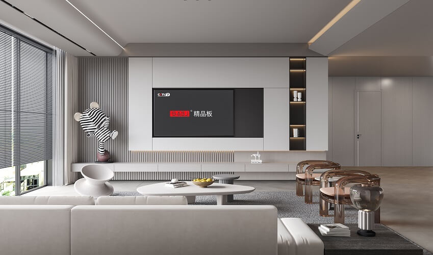 現(xiàn)代輕奢風(fēng)格展示，烏迪橡木深+渥太華卡其